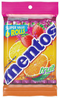 Mentos Candy, Fruit Rolls, 7.92 Ounce, (6 Rolls)