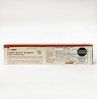 NOW Foods, Organic Quinoa Spaghetti, Gluten-Free, Corn-Free, Non-GMO, Quinoa and Rice Pasta, 8-Ounce