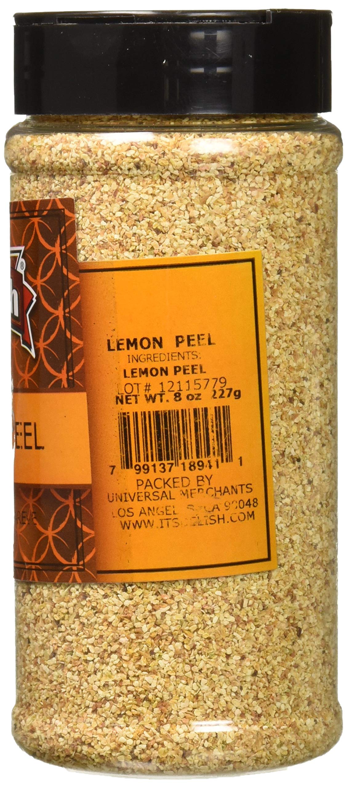 Its Delish Granulated Lemon Peel, 8 Ounce