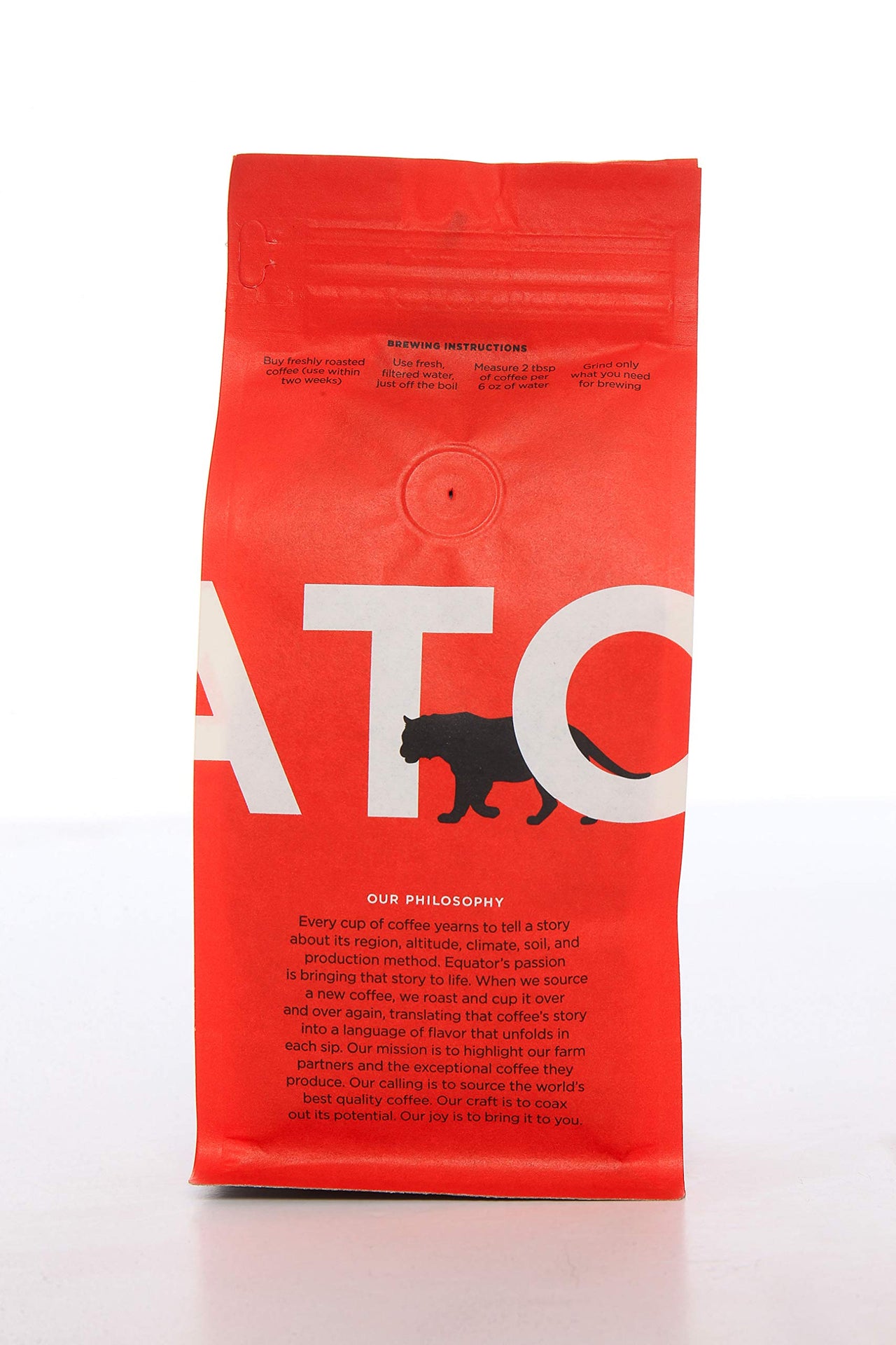 Equator Coffees, Equator Blend Fine Ground Coffee, Medium Dark Roast, Fresh Roasted, Smooth Chocolate & Nutmeg Flavor Notes, Sustainable, Espresso and Moka Pots, 10.5 oz Bag