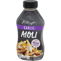 Kraft Mayo Garlic Aioli (12 oz Bottle)