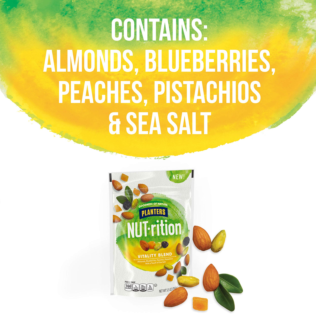 NUTrition Vitality Blend Snack Nuts Mix (5.5 oz Bag)