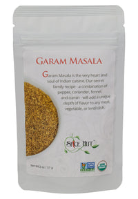 Organic Garam Masala Seasoning Quick Easy Blend for Indian Cooking , 2 Ounce, The Spice Hut, small pouch  salt free