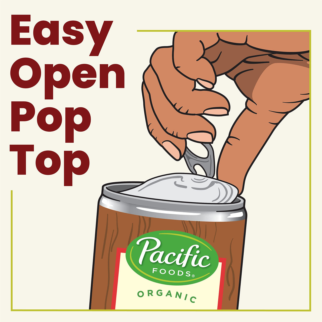 Pacific Foods Organic Poblano Pepper and Corn Chowder, Vegetarian Soup, 16.3 Oz Can