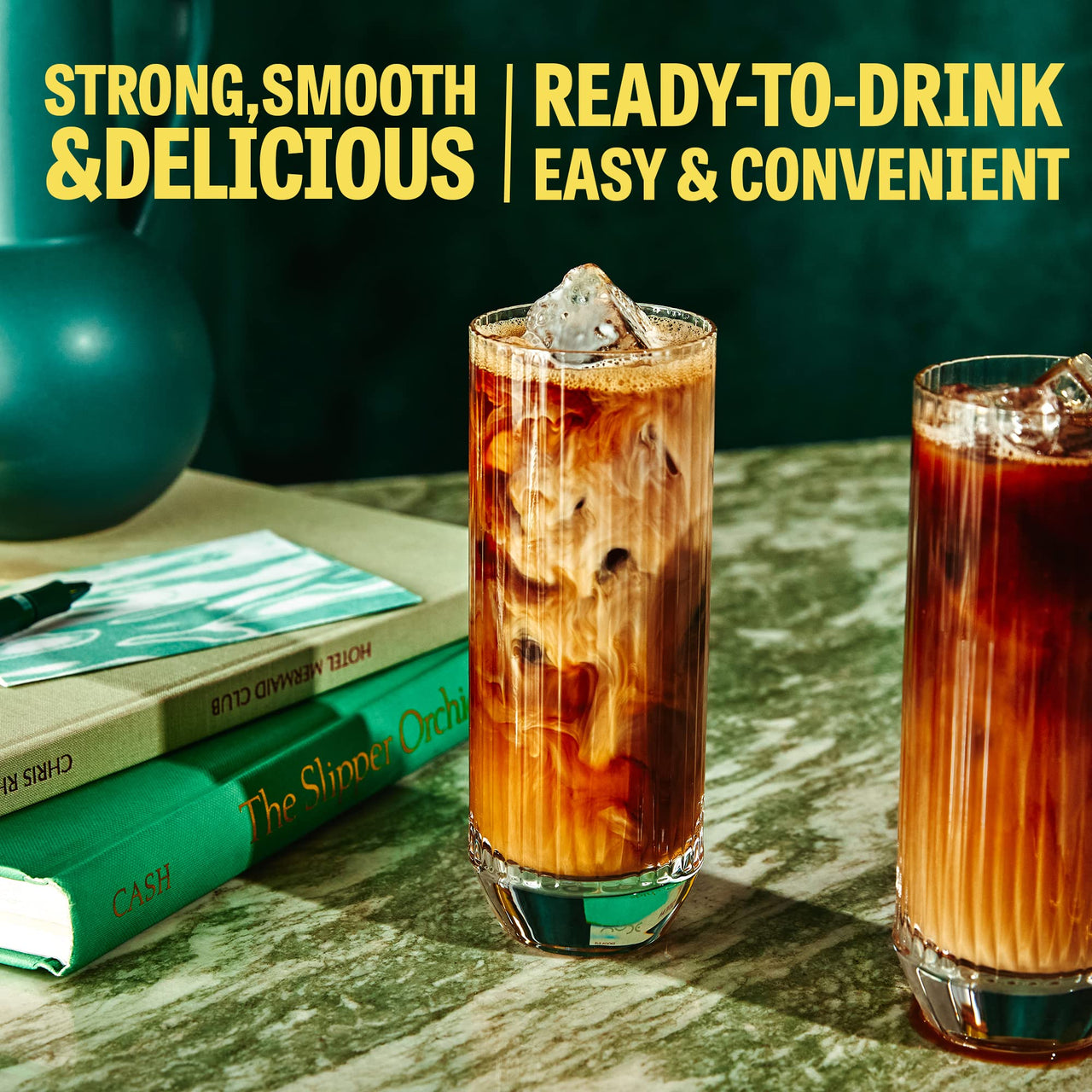 Wandering Bear Organic Straight Black Cold Brew Coffee On-the-Go, 11 fl oz, 1 pack - Extra Strong, Smooth, Organic, Unsweetened, Shelf-Stable, and Ready to Drink
