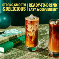Wandering Bear Organic Straight Black Cold Brew Coffee On-the-Go, 11 fl oz, 1 pack - Extra Strong, Smooth, Organic, Unsweetened, Shelf-Stable, and Ready to Drink