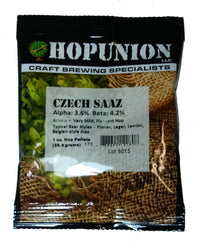 HopUnion 2080A Hop Pellets for Home Brew Beer Making (Czech, Saaz) 1 oz.,Green