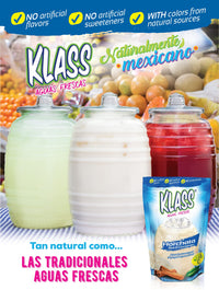 Klass Aguas Frescas Horchata Drink Mix - No artificial flavor, no artificial sweeteners, colors from natural sources (Makes 7 Quarts) 14.1 ounce Family-Pack (Single Unit)