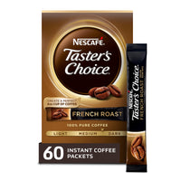 Nescafe Taster's  Choice Instant Coffee, French Roast 5 Count (Pack of 12)