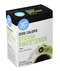 Happy Belly Zero Calorie Stevia Sweetener, 140 Count (Previously Sugarly Sweet)