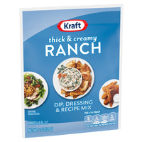 Kraft Thick & Creamy Ranch Dip, Dressing & Recipe Mix (1 oz Packet)