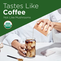 Organic Ground Coffee by Four Sigmatic | Medium Roast | Fair Trade Gourmet Coffee with Vitamin D, Chaga Mushroom, Zinc & Turkey Tail Mushroom | Nootropic Mushroom Coffee for Immune Support | 12oz Bag