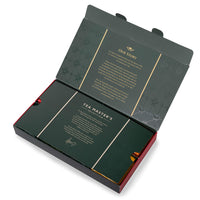 Ahmad Tea Black, Green, & Herbal Teas, Tea Master's  Selection Red & Green Gift Box, Variety of 8 Teas, Teabags 48 ct - Caffeinated, Decaffeinated, and Sugar-Free