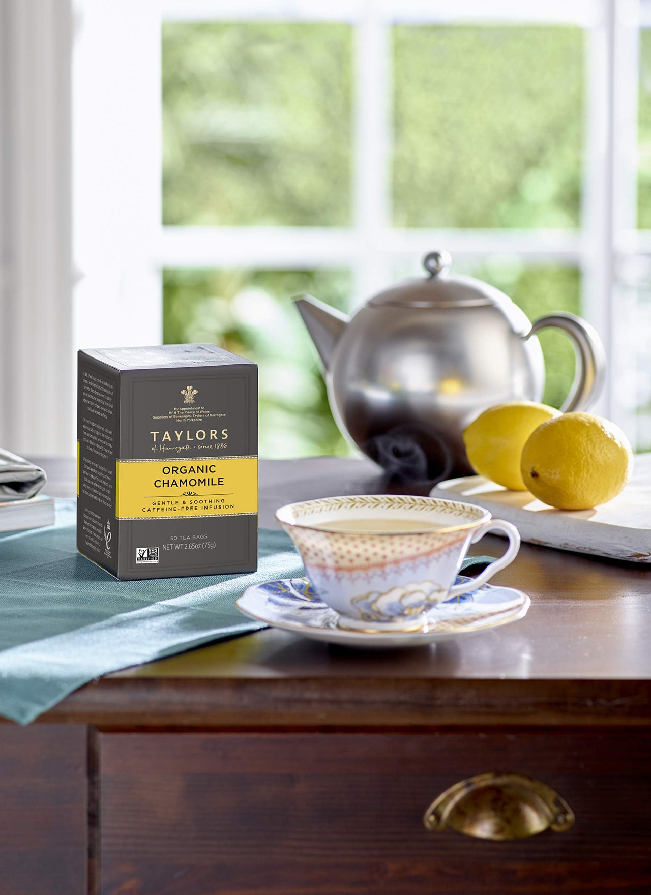 Taylors of Harrogate Organic Chamomile Herbal Tea, 50 Teabags