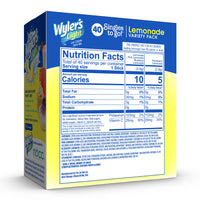 Wyler's  Light Singles to Go Powder Packets, Water Drink Mix, Variety Pack, Pink, Strawberry & Blueberry Lemonade, Sugar & Caffeine Free, On-The-Go, 40 Count