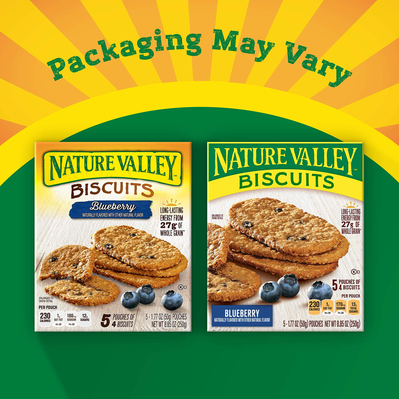 Nature Valley Blueberry Biscuits, 5 ct, 8.85 oz