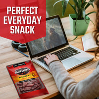 Jack Link's  Beef Jerky, Sweet & Hot,  Pounder Bag - Flavorful Meat Snack, 9g of Protein and 80 Calories, Made with Premium Beef - 96 Percent Fat Free, No Added MSG or Nitrates/Nitrites