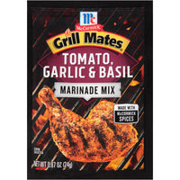 McCormick Grill Mates Tomato, Garlic & Basil Marinade, 0.87 oz (Pack of 12)