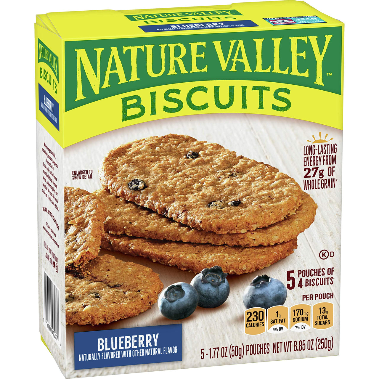 Nature Valley Blueberry Biscuits, 5 ct, 8.85 oz
