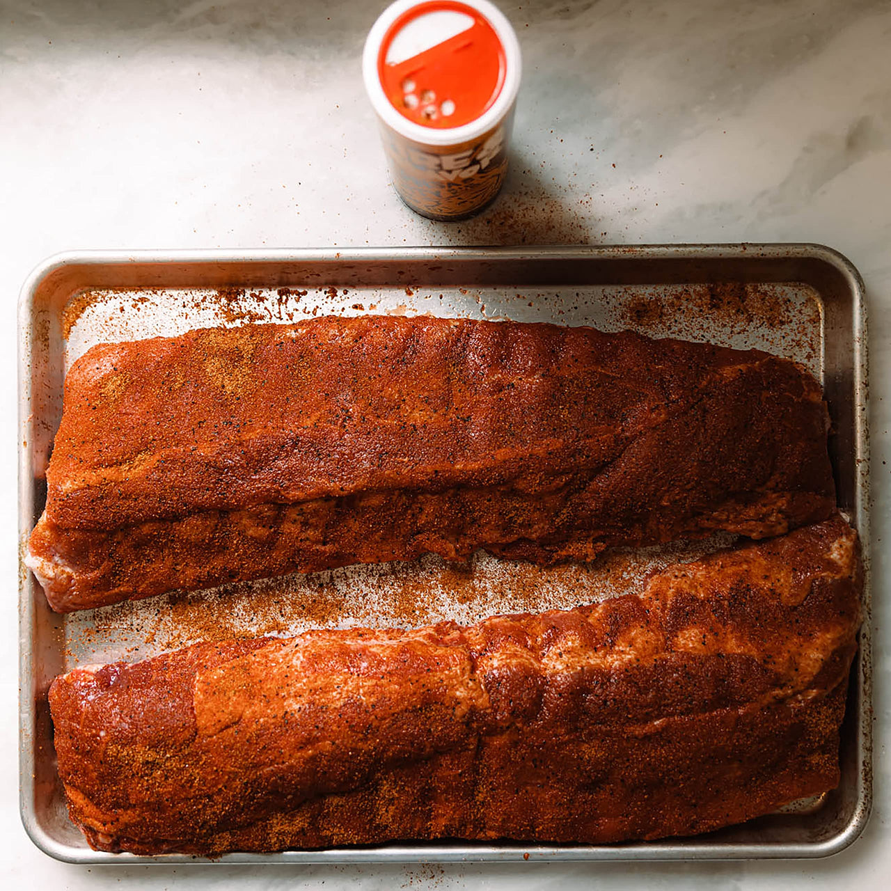 Fire & Flavor Kansas City Rib Rub, Authentic Kansas City BBQ Flavored Dry Seasoning for Ribs, Signature Blend, Gluten Free, Kosher, GMO Free, 9oz