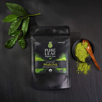 Pure Leaf 100% Organic Matcha Green Tea Powder for Green Tea Matcha Latte, Matcha baking recipes, Green Tea Smoothies Matcha Powder 100g Value Size, 3.5 Ounce