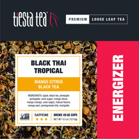 Tiesta Tea - Black Thai Tropical, Loose Leaf Mango Citrus Black Tea, High Caffeine, Hot & Iced Tea, 4.5 oz Tin - 50 Cups, Natural, Flavored, Black Tea Loose Leaf