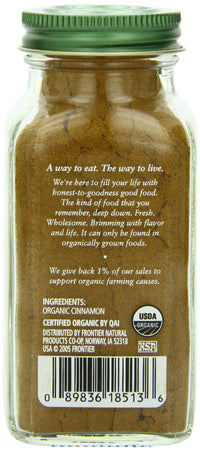Simply Organic Cinnamon Ground Certified Organic, 2.45-Ounce Container