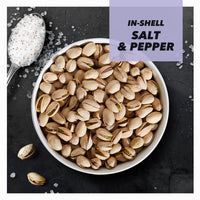 Wonderful Pistachios, Salt and Pepper Flavored Nuts, 7 Ounce Resealable Pouch