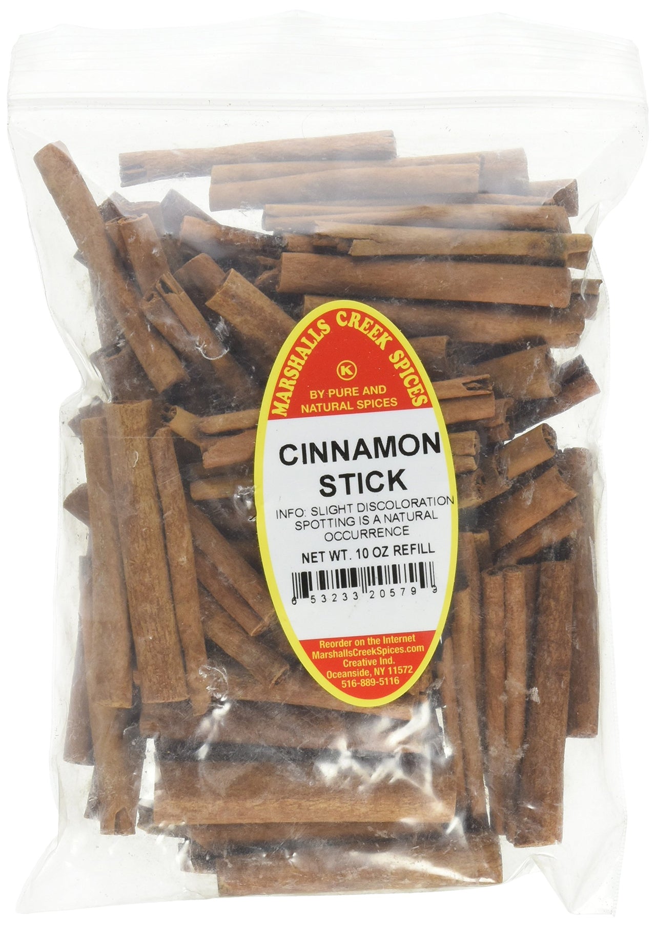 Marshalls Creek Spices Kosher Cinnamon Sticks Refill, 5 oz