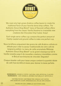 Authentic Donut Shop Blend Chocolate Chip Cookie Single Cup Coffee for Keurig K Cup Brewers, 24Count