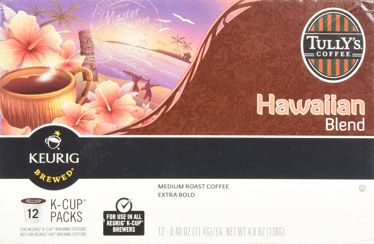 Tully's  Coffee Hawaiian Blend 12 KCups