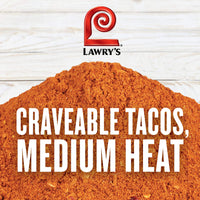 Lawry's  Taco Seasoning Mix, 9 oz - One 9 Ounce Packet of Taco Seasoning Mix, Best for Chicken, Beef, Fish, Pork or Plant-Based Tacos