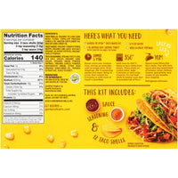 Garden of Eatin' Taco Dinner Kit, Yellow Corn, 12 Taco Shells