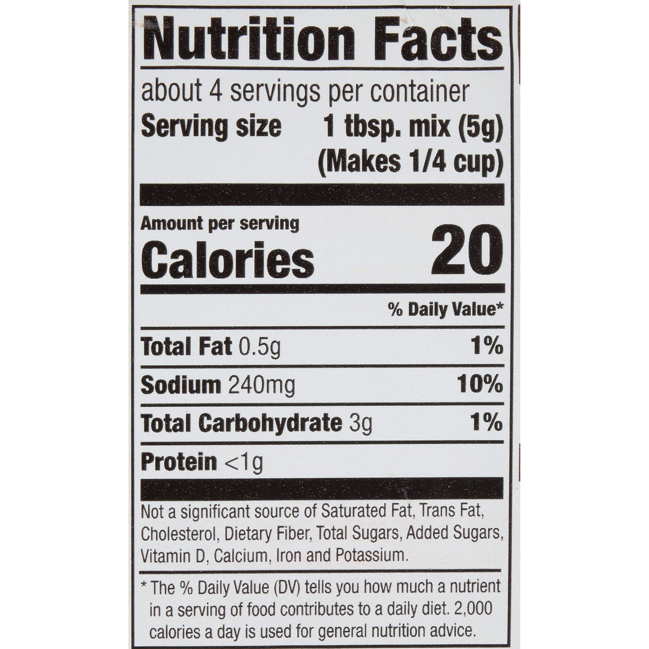 McCormick Mushroom Gravy Mix, 0.75 oz (pack of 12)