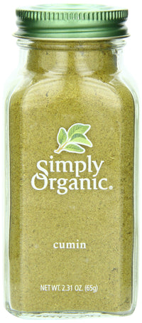 Simply Organic Ground Cumin Seed, 2.31 Ounce Bottle, Certified Organic | Cuminum cyminum L.