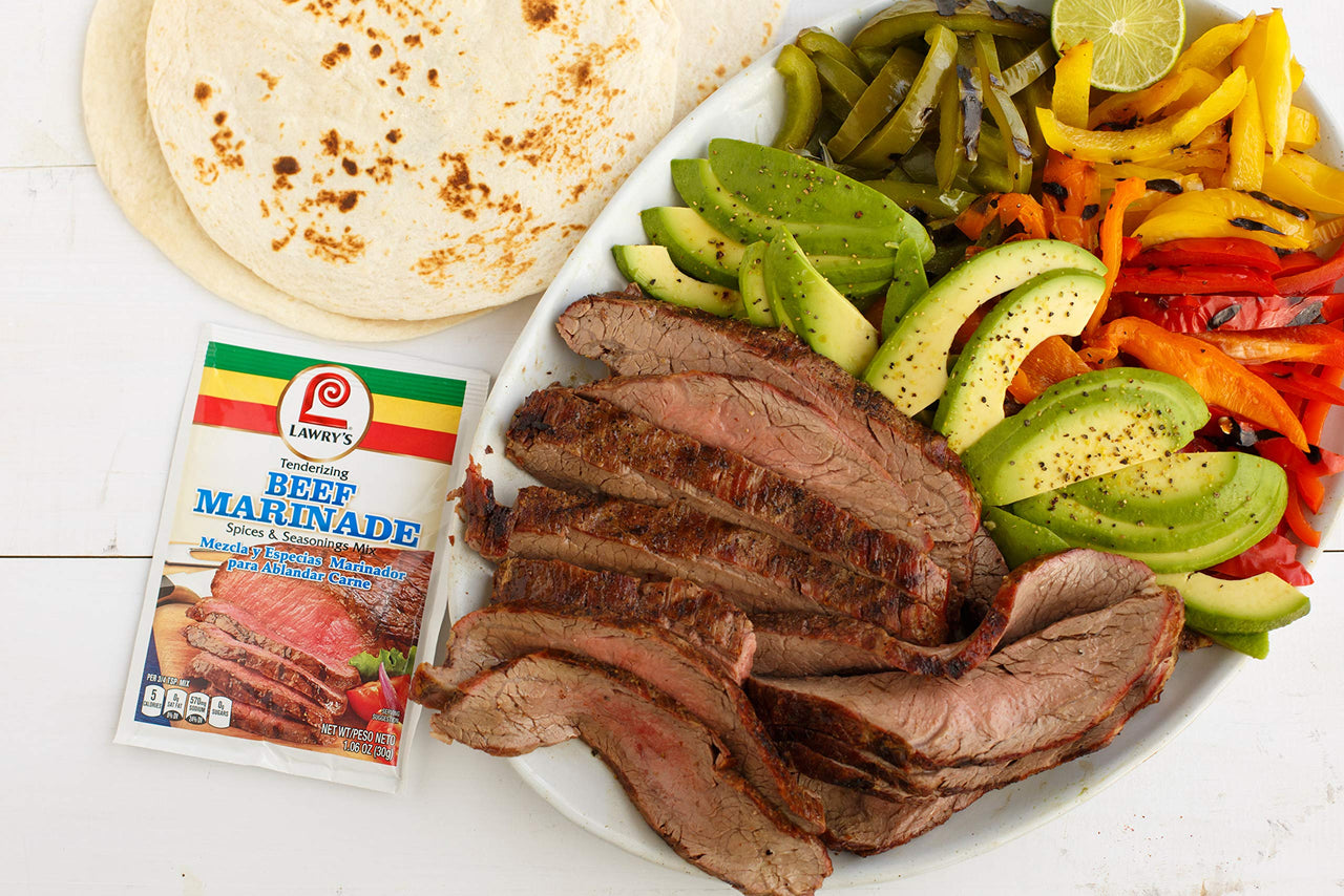 Lawry's  Tenderizing Beef Marinade Spices & Seasonings Mix, 1.06 oz (Pack of 12)