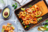 Fire & Flavor All Natural Seafood Rub, Lemon, Bell Pepper, & Herb Seasoning Blend, 9.5oz