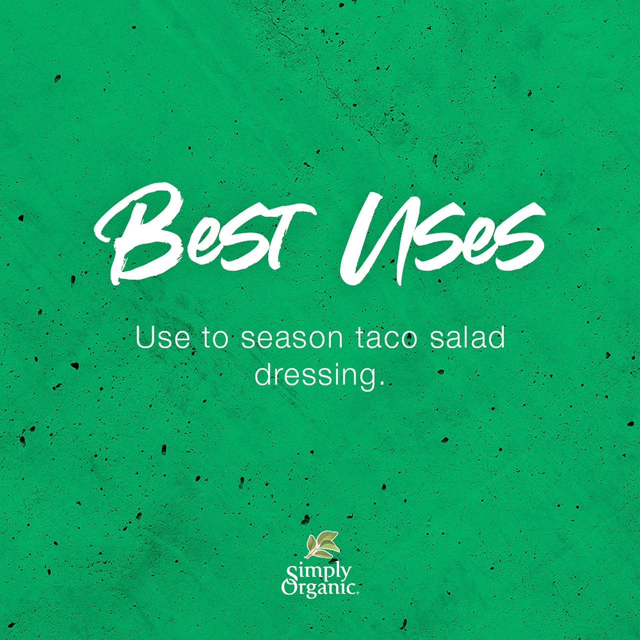Simply Organic Spicy Taco Seasoning, Certified Organic, Gluten-Free | 1.13 oz