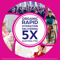 Organic Rapid Hydration Packets by Orgain, Berry Hydro Boost - Packed with Electrolytes & Superfoods, Less Sugar, Gluten Free, Vegan, No Soy Ingredients or Artificial Flavors, Non-GMO (Pack of 8)