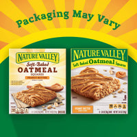 Nature Valley Soft-Baked Oatmeal Squares, Peanut Butter, 1.24 oz, 6 ct