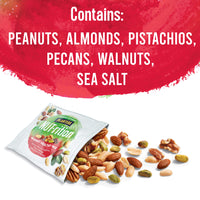 PLANTERS NUT-rition Heart Healthy Mix with Walnuts, 7.5 oz Box (Contains 7 Individual Pouches) - On-the-Go Snack, Work Snack, School Snack and Active Lifestyle Snack - Great Camping Snacks - Kosher
