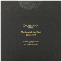 Dammann Freres Sachets, Jardin Bleu Tea Bags, Premium Gourmet French Black Tea, Blend Strawberry, Rhubarb Flavors, 25 Count (Single Pack) (SYNCHKG055739)