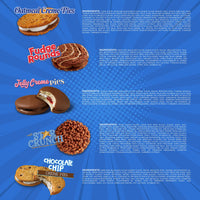 Little Debbie Cookie Variety Pack, 2 Boxes Of Oatmeal Creme Pies, 1 Box Of Fudge Rounds, 1 Box Of Chocolate Chip Creme Pies, 1 Box Of Star Crunch, 1 Box Of Jelly Creme Pies, 6 Piece Assortment