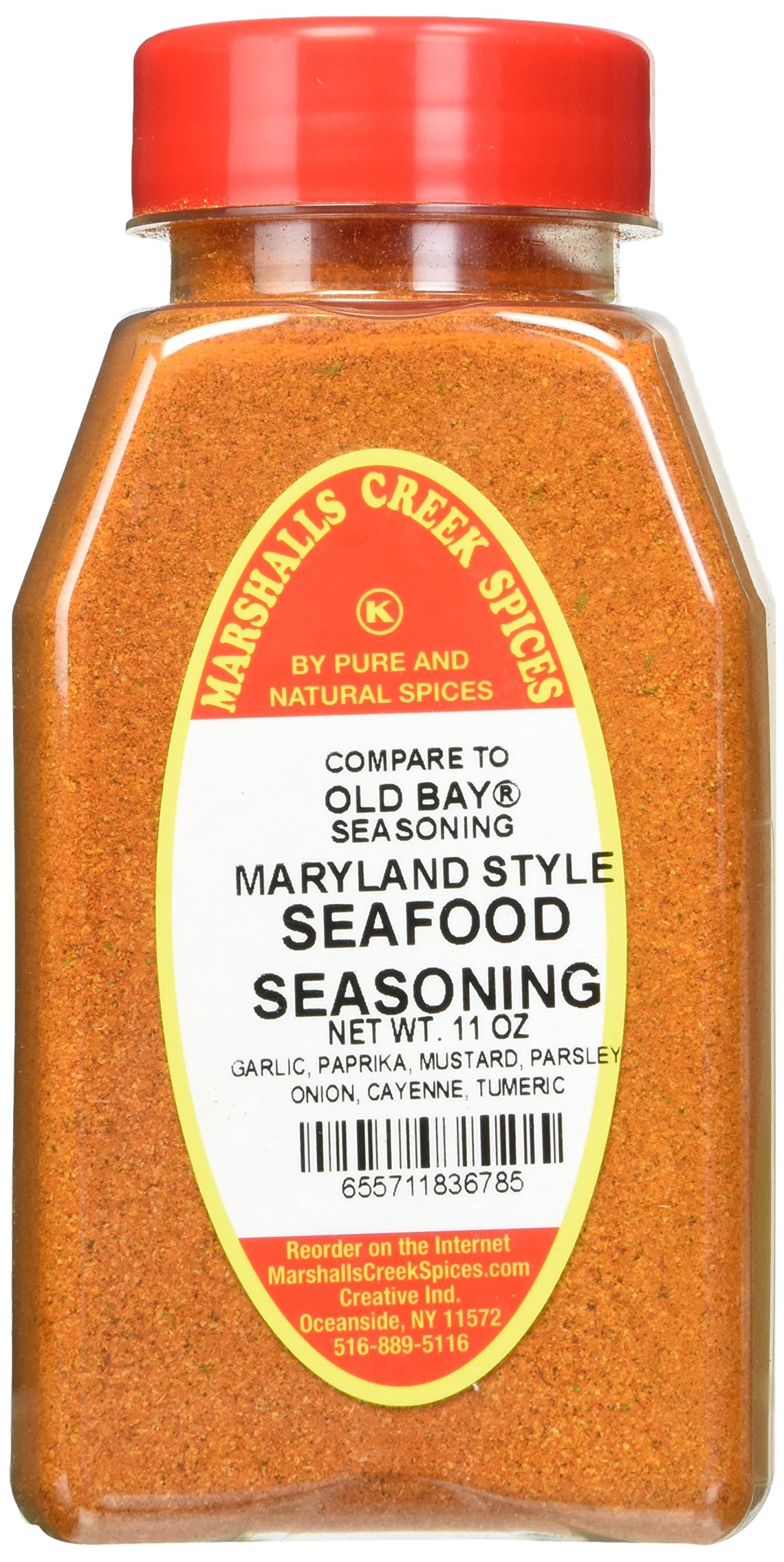 Marshalls Creek Spices Kosher No Salt, Maryland Style Seafood Seasoning, 11 Ounce