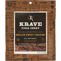 Krave Jerky Pork, Grilled Sweet Teriyaki, 2.7 Ounce (170487)