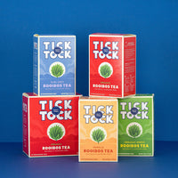 TICK TOCK TEAS Organic Rooibos Tea Bags, 80 Count