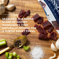 Lorissa's  Kitchen Premium Grass-Fed Steak Strips, Original, 2.25 Oz. 1 Count - No Added MSG or Nitrites, Keto Friendly Snacks & Gluten Free, More Tender Than Traditional Beef Jerky