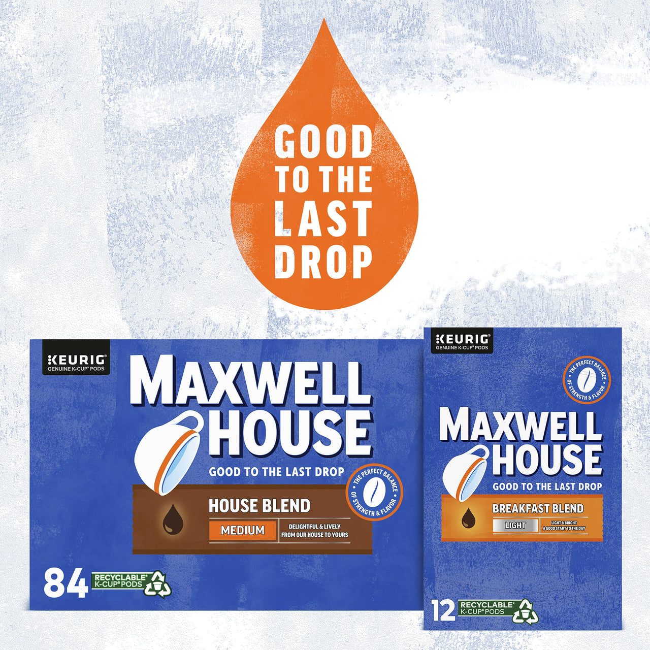 Maxwell House Breakfast Blend Keurig K Cup Coffee Pods (12 Count)