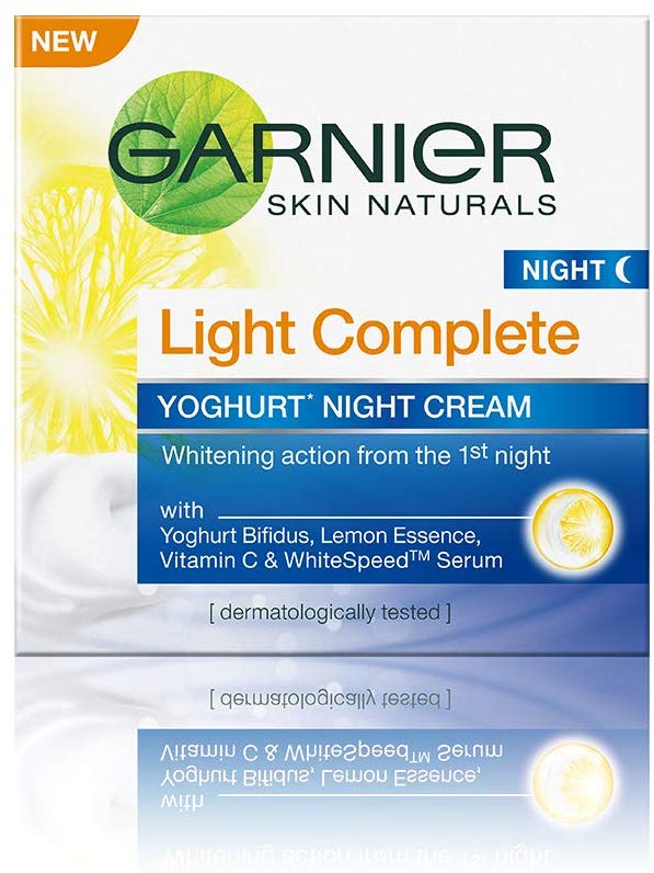 Garnier Skin Naturals Light Complete Night Cream, 40g