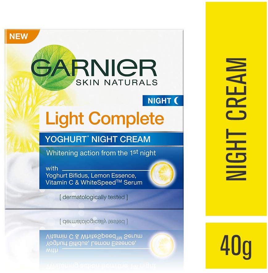 Garnier Skin Naturals Light Complete Night Cream, 40g